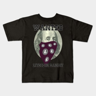 Litecoin Bandit Kids T-Shirt